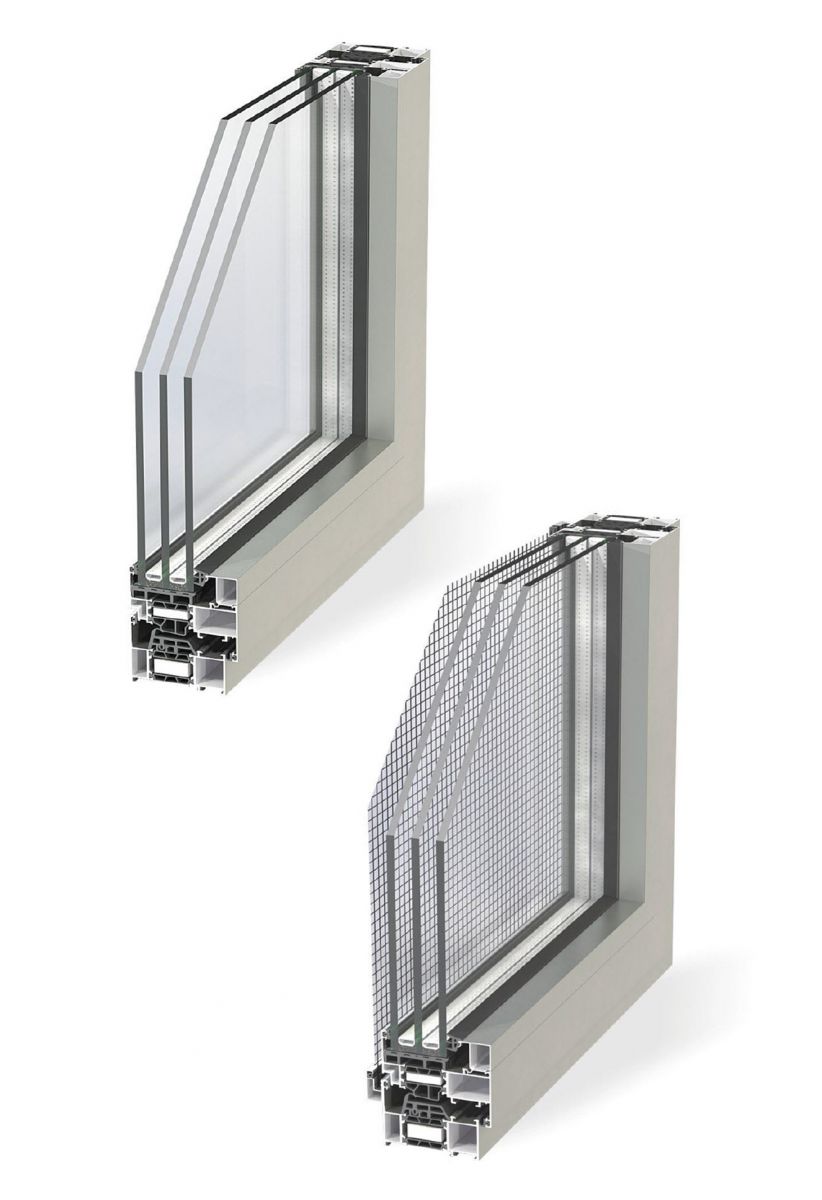 CIVRO CIW55-65-75 Cửa sổ mở quay lật vào trong