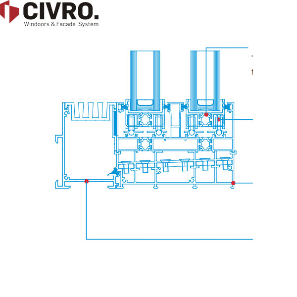 Cua Di Truot Civro Orama 2 Ray Ud137ss A 2