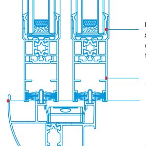 Mặt Cắt Kĩ Thuật Cửa Sổ Lùa