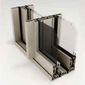 Thanh Profile Cửa đi Trượt Nâng 3 Ray 1