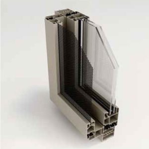 Thanh Profile Cửa Sổ Mở Quay Ra Ngoài Tích Hợp Lưới Chống Con Trùng