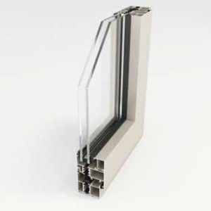 Thanh Profile Cửa Sổ Quay Lật Vào Trong Aw55in