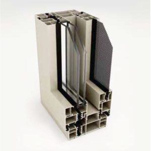 Thanh Profile Cửa Sổ Quay Lật Vào Trong Có Lưới Chống Con Trùng