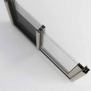 Thanh Profile Cửa Sổ Trượt Tích Hợp Lưới Chống Con Trùng